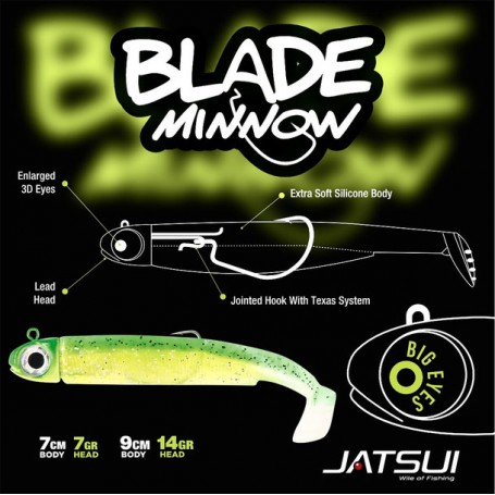 JATSUI BLADE MINNOW 9CM - 14GR