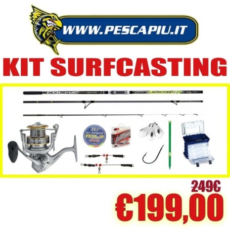 KIT SURFCASTING COLMIC ELECTRA 4.20MT - 100-200GR