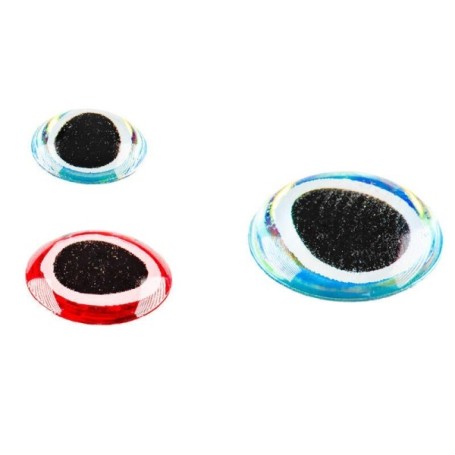 3D EYES OBLONG PUPIL HOTFLY - 20pc - 8mm