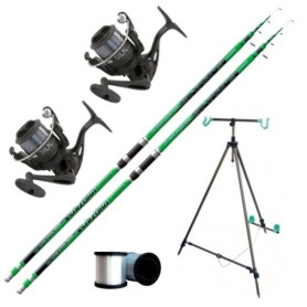 KIT COMPLETO PESCA AL MARE SH1700 - SILK EVO - TRIPODE