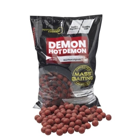 STARBAITS PB CONCEPT HOT DEMON MASS BAITING BOILIES 20MM - 3KG