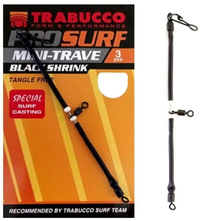 TRABUCCO MINI TRAVE SURF CASTING BLACK