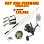 EGI FISHING - KIT COMPLETO CANNA e MULINELLO KANJI