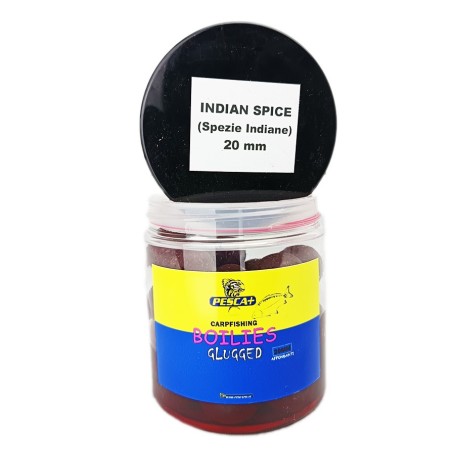 PESCA+ BOILIES GLUGGED - 20mm PREAMMOLLATE