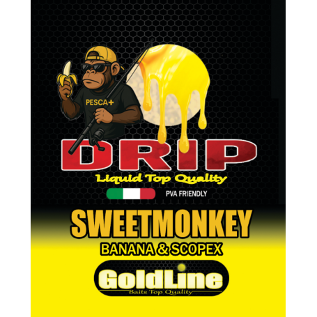 GOLDLINE LIQUID DRIP - SWEETMONKEY - BANANA & SCOPEX
