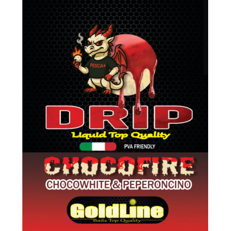 GOLDLINE LIQUID DRIP - CHOCHOFIRE - CHOCOWHITE - PEPERONCINO
