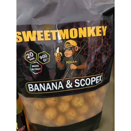 GOLDLINE BOILIES SWEETMONKEY - BANANA & SCOPEX