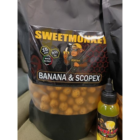 GOLDLINE BOILIES SWEETMONKEY - BANANA & SCOPEX