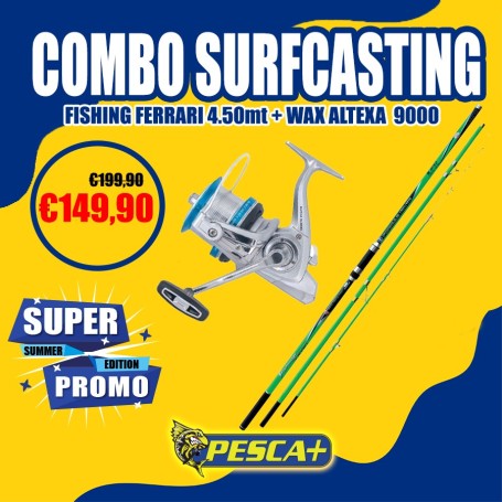 COMBO SURFCASTING - FISHING FERRARI FORMULA + WAX ALTEXA