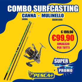 COMBO SURFCASTING - CANNA ARONA 4.20MT + DAGON 8000