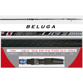 MILO BELUGA 4.20MT - CANNE DA STORIONE