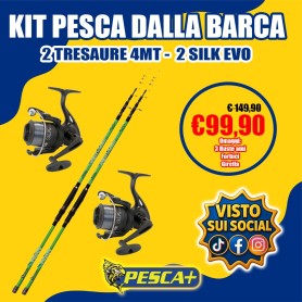 KIT PESCA DALLA BARCA COMPLETO 4.00MT