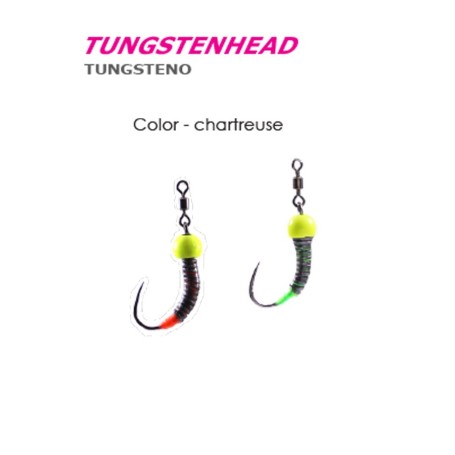 RAPTOR TESTINE PIOMBATE TUNGSTENO CON GIRELLA - CHARTREUSE