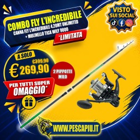 COMBO FLY L'INCREDIBILE 4.20MT UNLIMITED 2.0 + TICA WILY 9000