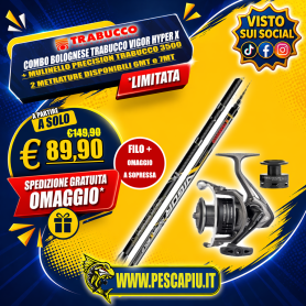 COMBO BOLOGNESE TRABUCCO VIGOR HYPER X + MULINELLO PRECISION 3500