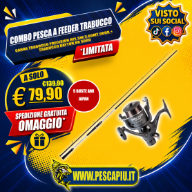 COMBO FEEDER TRABUCCO PRECISION RPL SW 3.60MT - 90GR + DAYTON BR 5000
