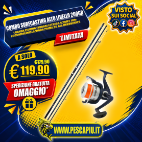 COMBO SURFCASTING FF LETRESA 4.20MT 200GR + VIGOR PRIME 80
