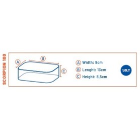 COLMIC CONTENITORI PVC COMBO X2 SCORPION 100 2