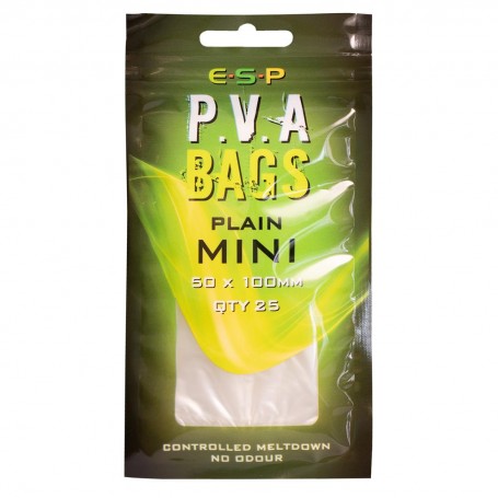 ESP PVA BAGS PLAIN MINI 50X100MM