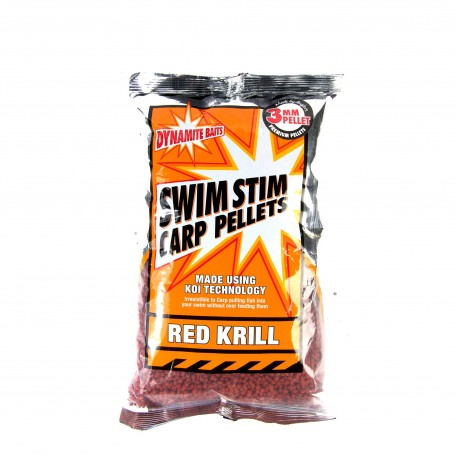 DYNAMITE BAITS PELLET SWIM STIM RED KRILL 3MM 900GR